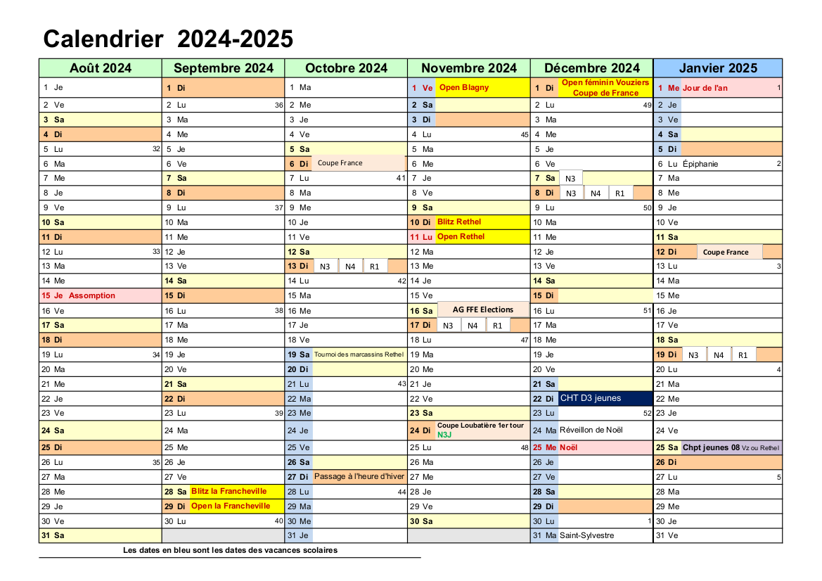 Calendrier 2024 2025 p1