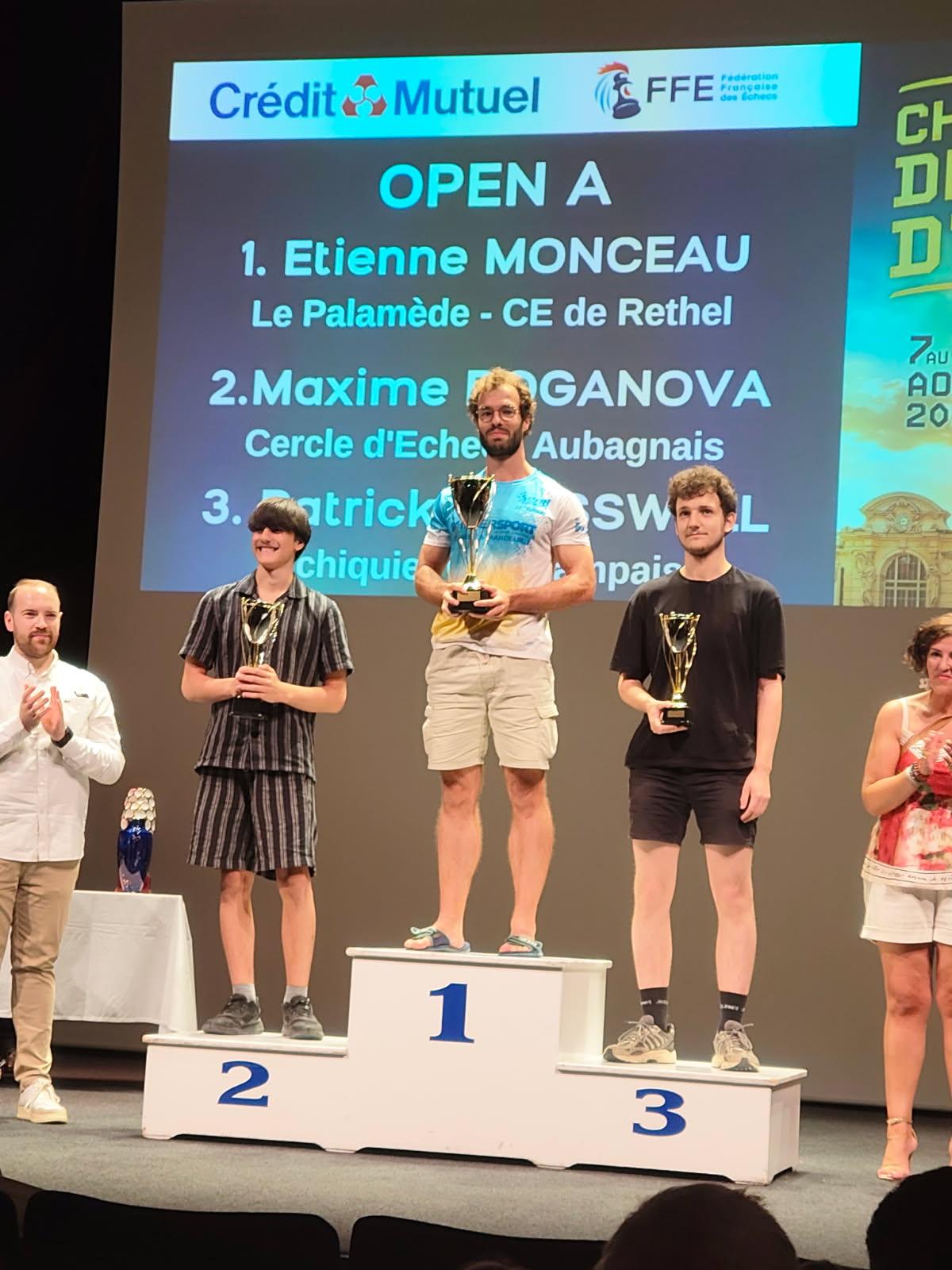 Photo podium open a
