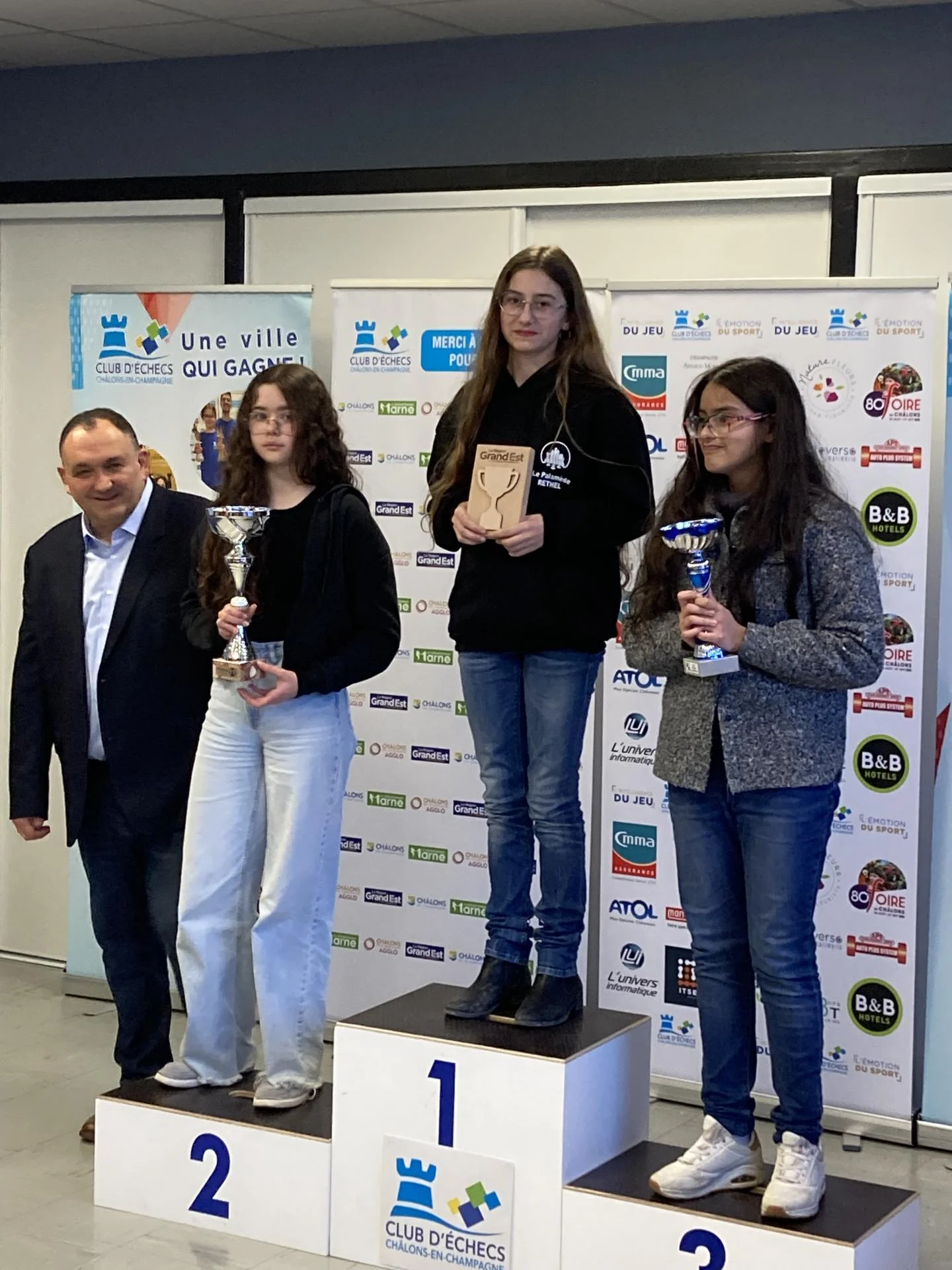 Podium fe minin u14