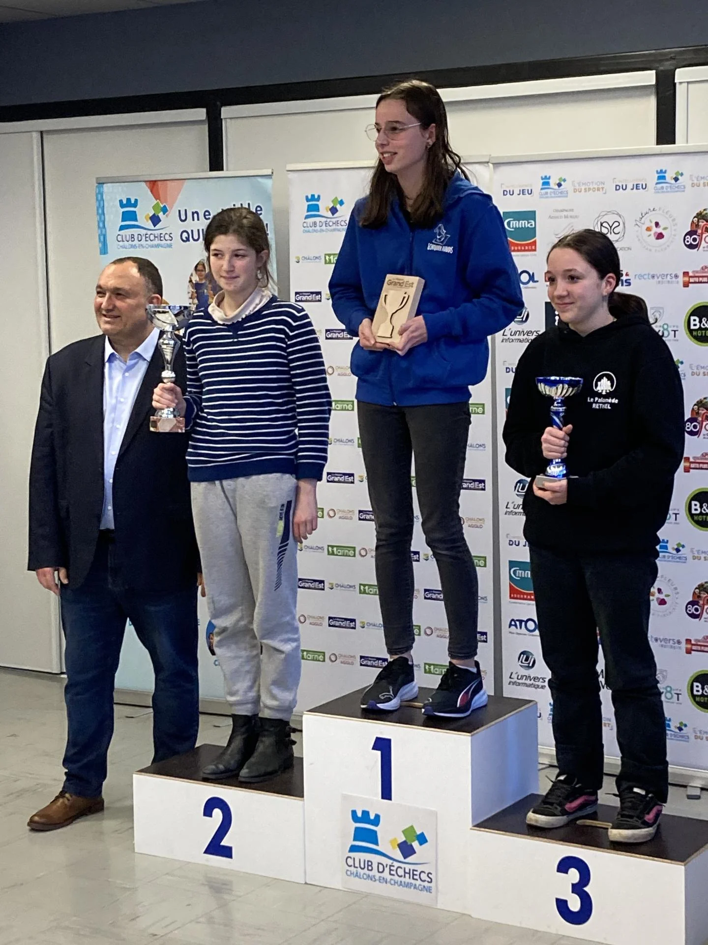 Podium fe minin u16