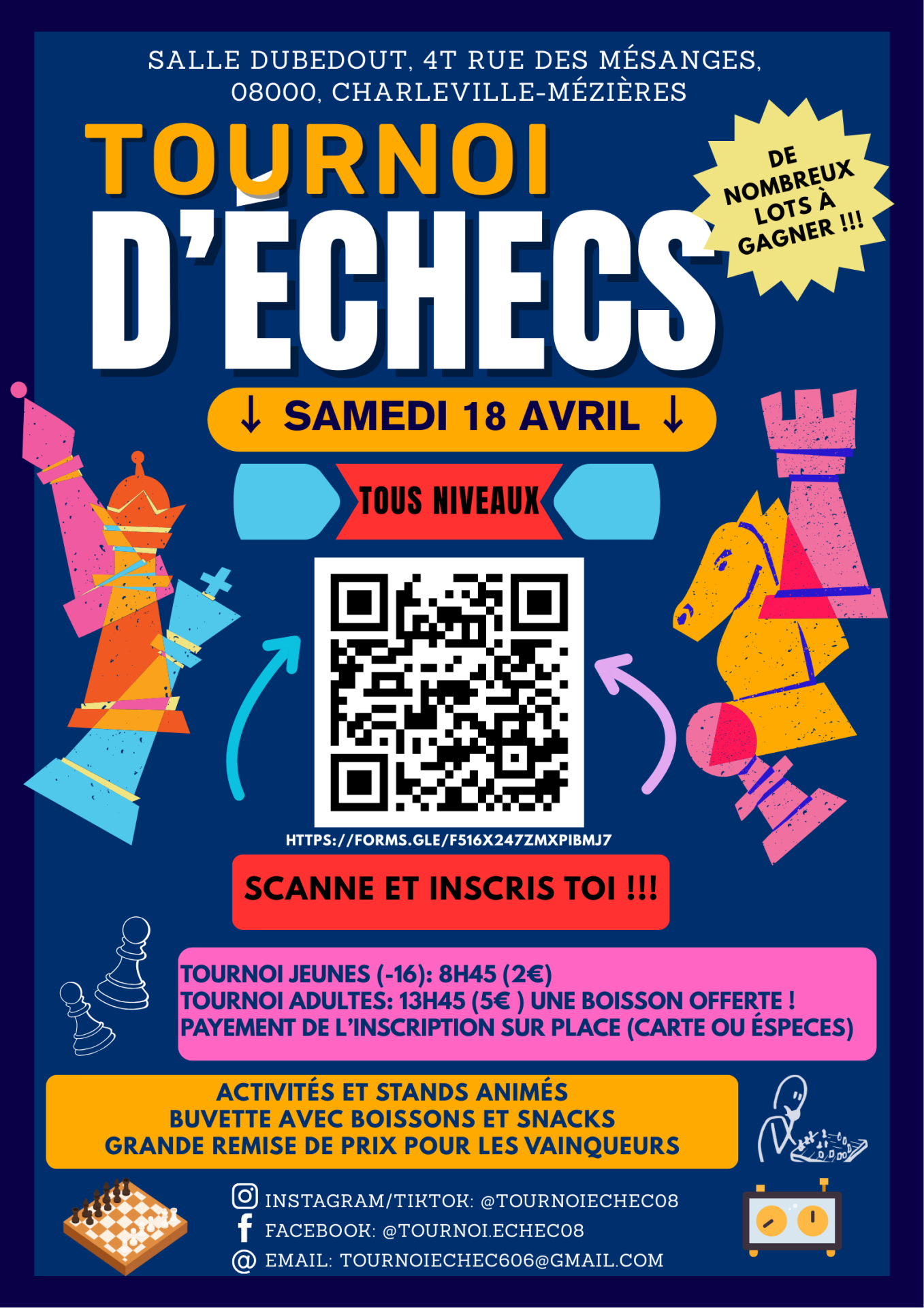 Tournoi charleville 18 04 2026